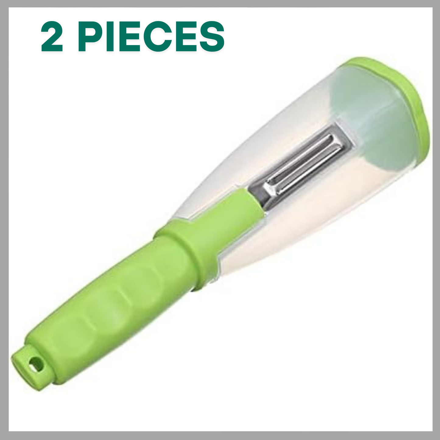 Stainless Steel Vegetable & Fruit Peeler Knife with Storage
