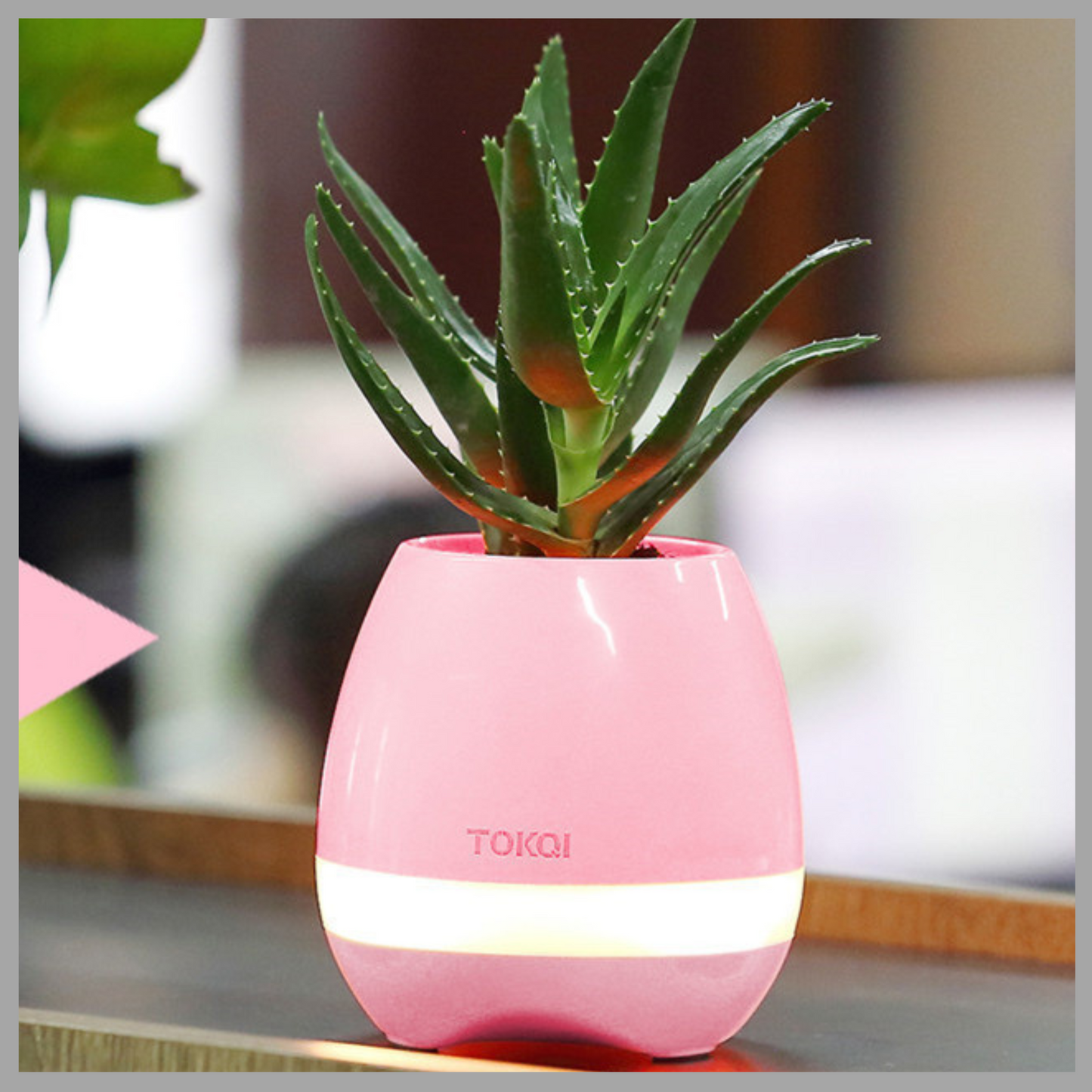 Touch-Activated Music Vase Desktop Speaker