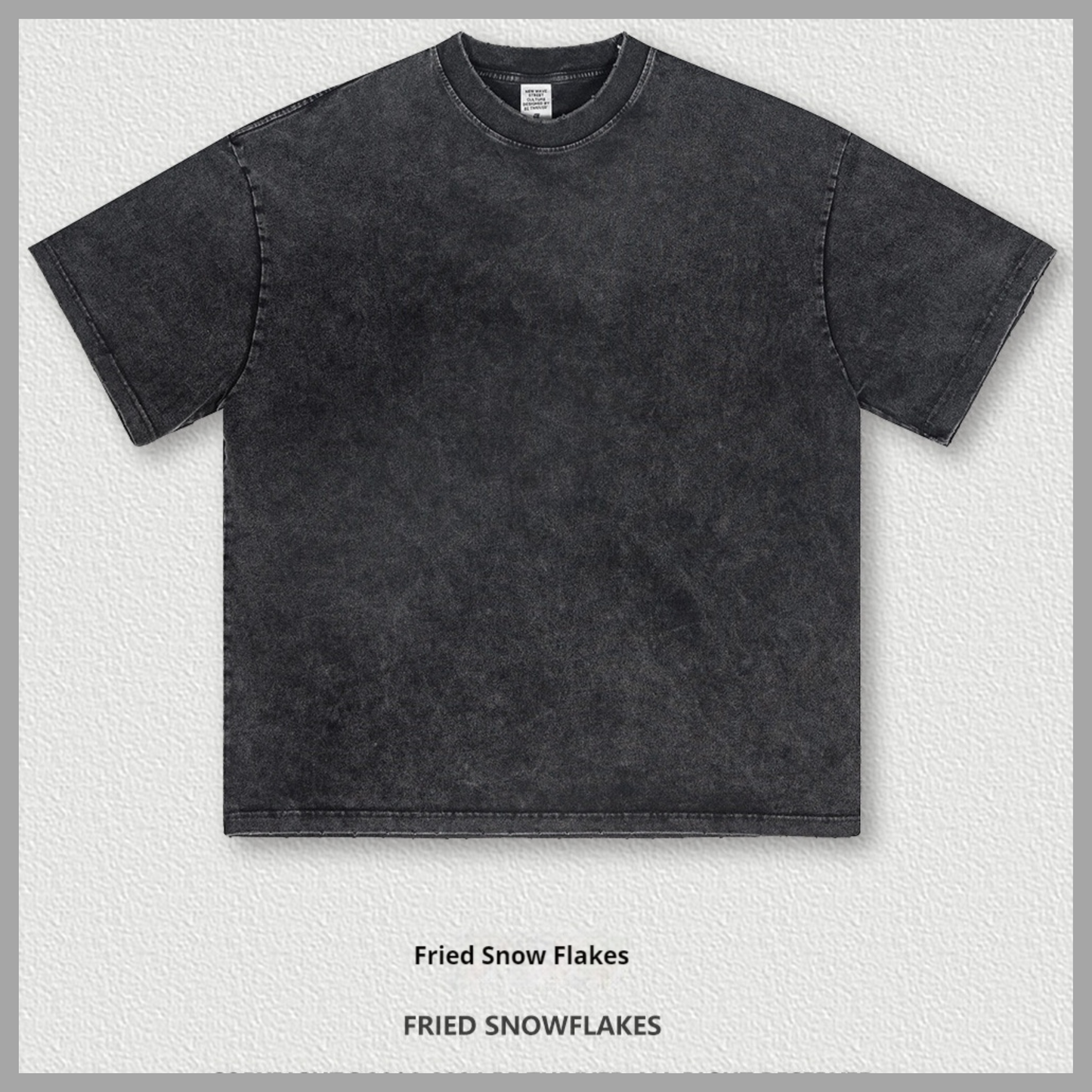 Drop Shoulder Vintage-Wash Oversized Cotton T-Shirt