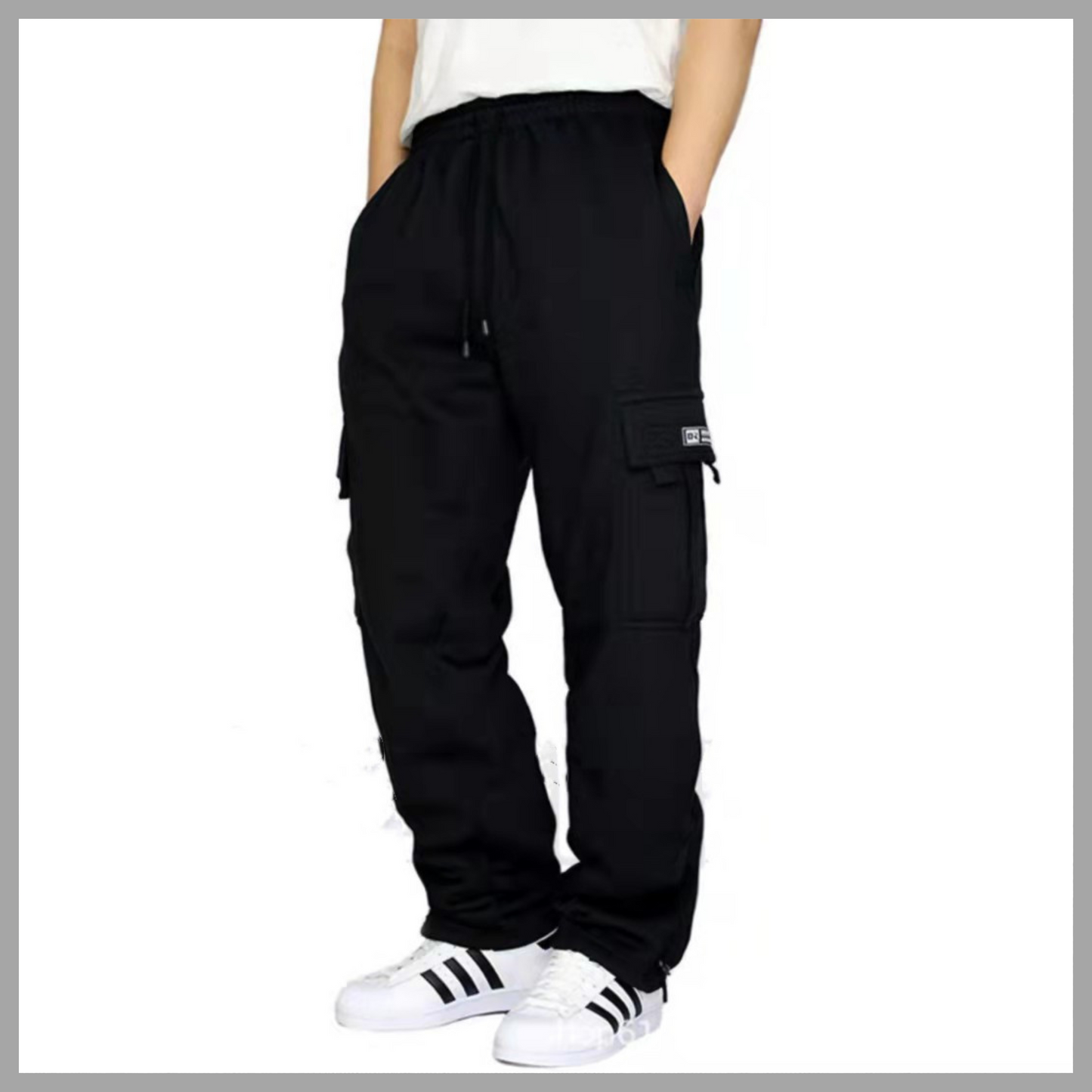 Elastic Waist Jogger Sweatpants