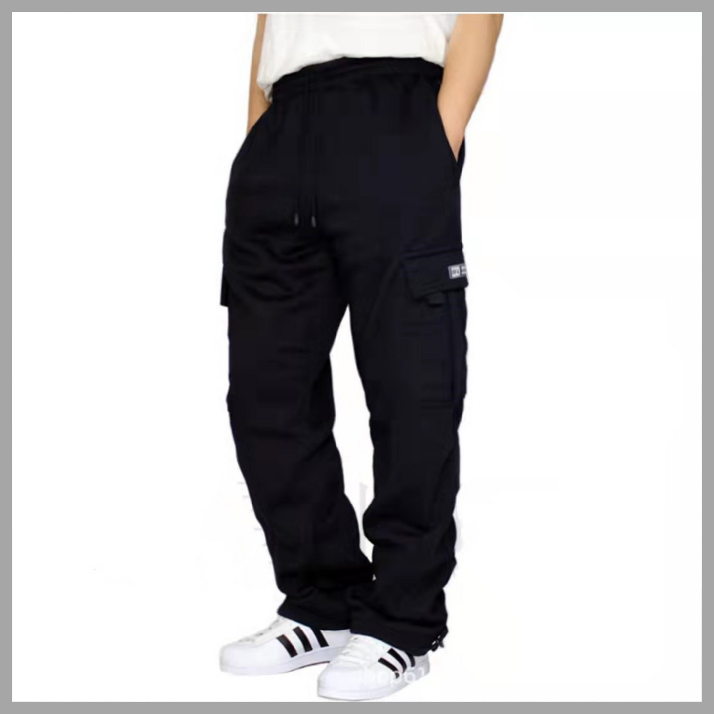 Elastic Waist Jogger Sweatpants