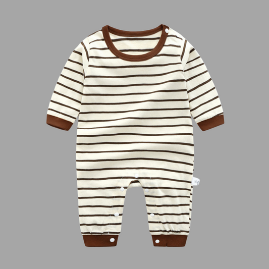 Baby Jumpsuit Spring And Autumn Cotton Baby Romper Romper Long-Sleeved Thin Spring Baby Clothes Bag Fart Clothes Spring Clothes
