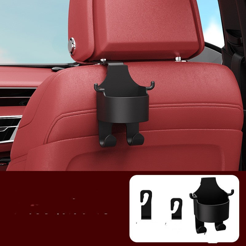 Multifunctional Car Hook & Cup Holder - Backseat Organizer