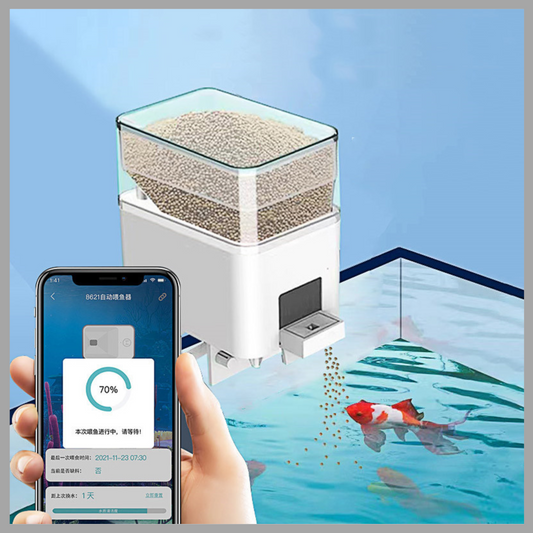 Wi-Fi Remote Intelligent Automatic Fish Feeder