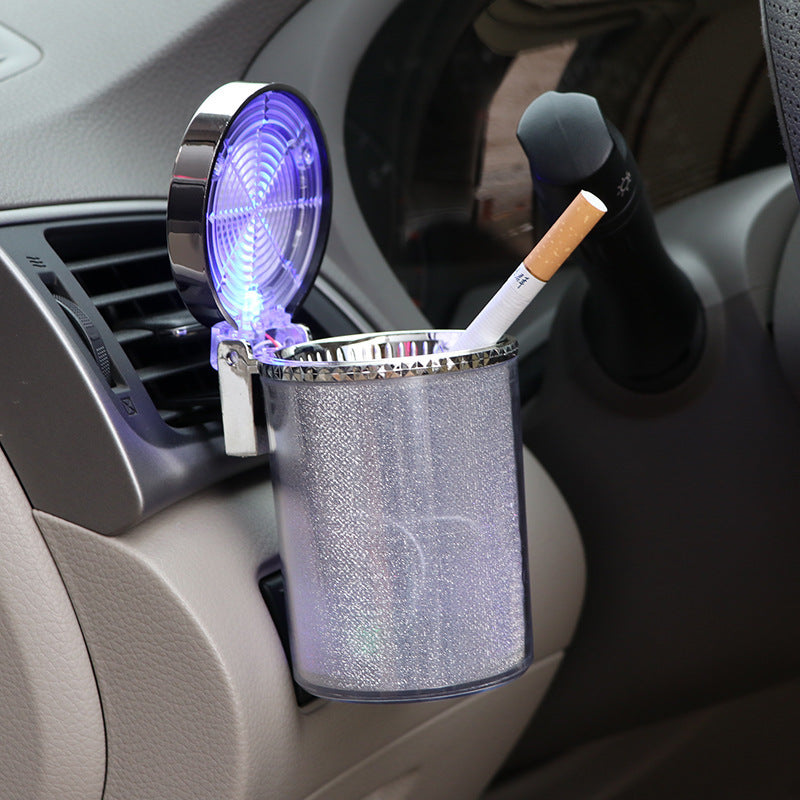 LED Portable Cigarette & Cigar Trash Container
