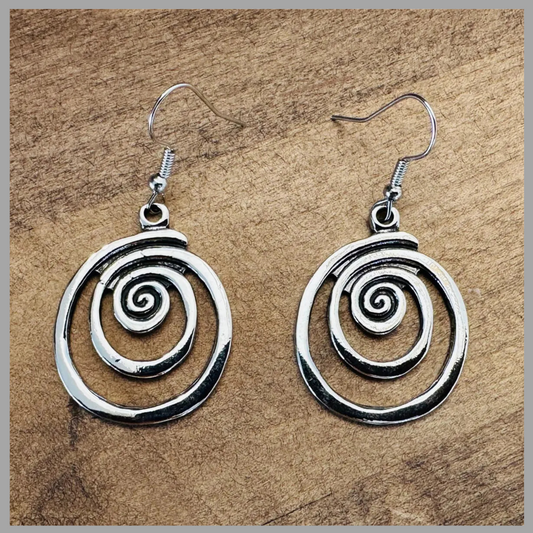 Geometric Spiral Earrings – Unique & Stylish Pieces