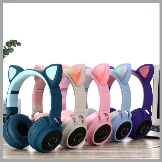 Cute Bluetooth 5.0 Wireless Stereo Headphones