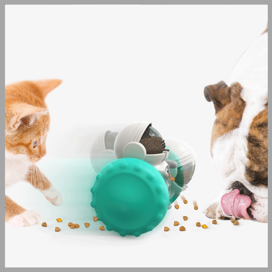 Cat And Dog Toys Slow Food Interactive Balance Car Multifunctional Fun Development Smart Pet Feeding Dog Toy Car Pets Products