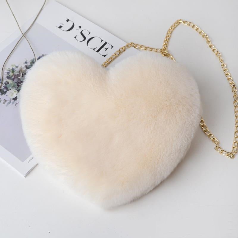Charming Heart-Shaped Crossbody Bag