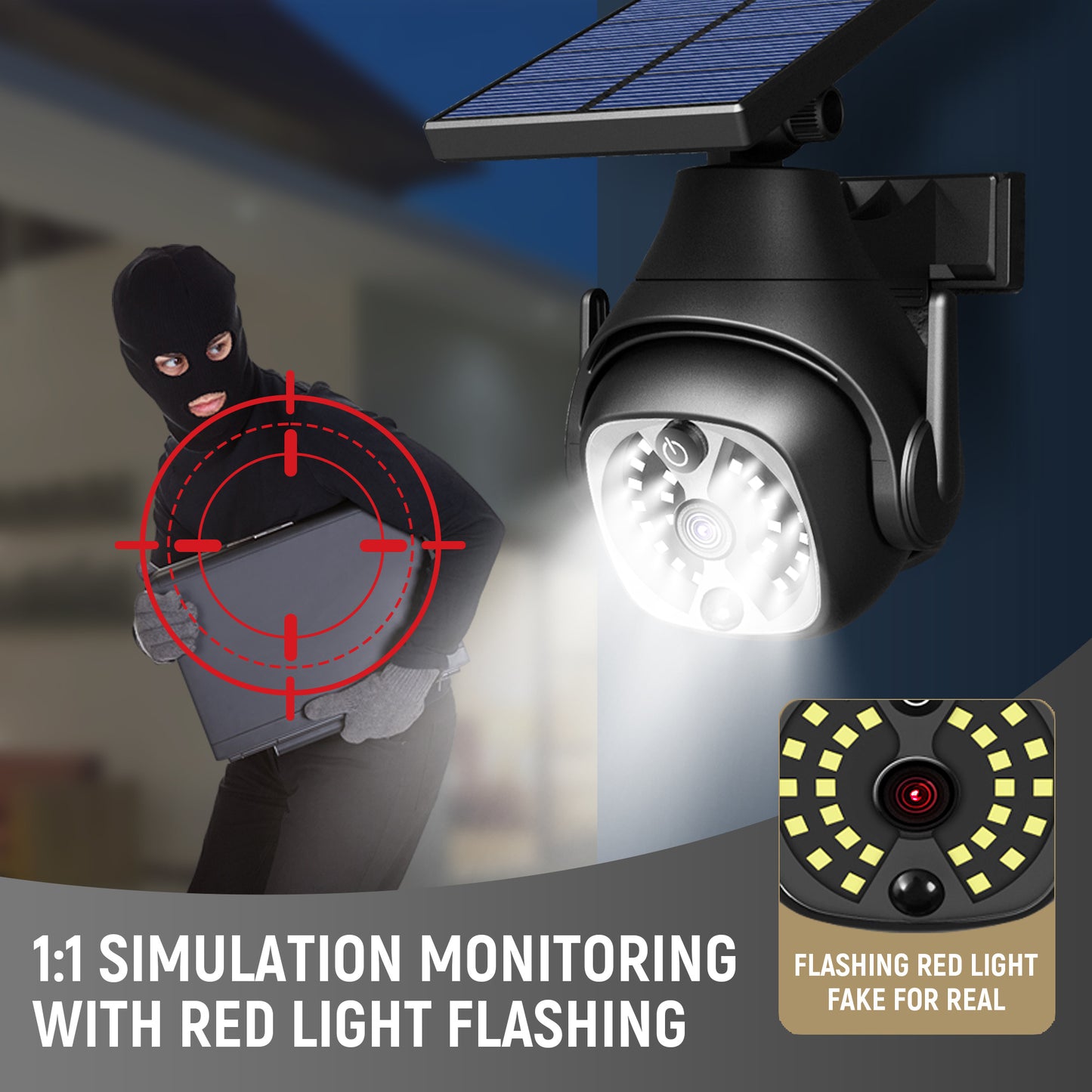 Solar Powered Outdoor Motion Sensor Lights