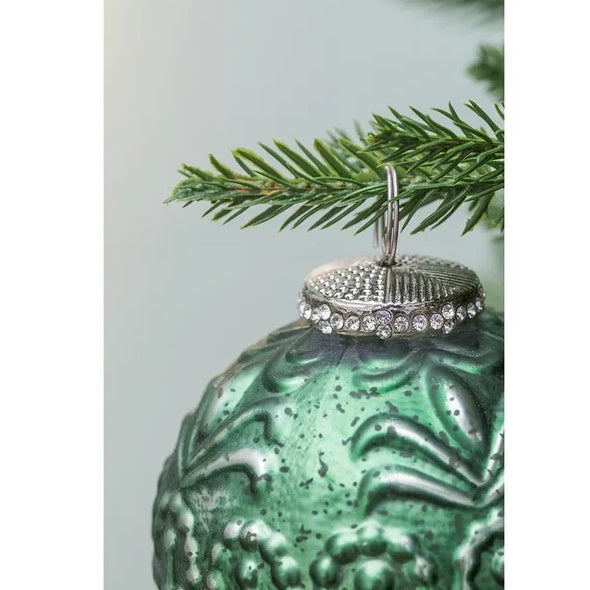 Christmas Ball Ornaments, Glass Decorative Hanging Ball Christmas Tree Ornaments For Holiday Party Decorations, Set Of 6