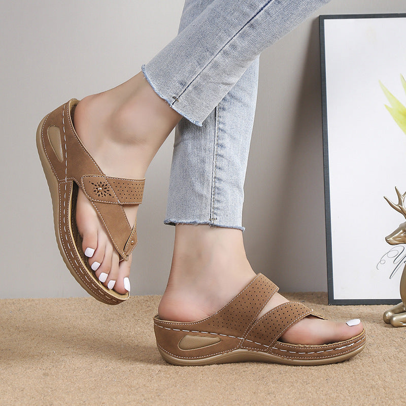 Women's Platform Thong Sandals