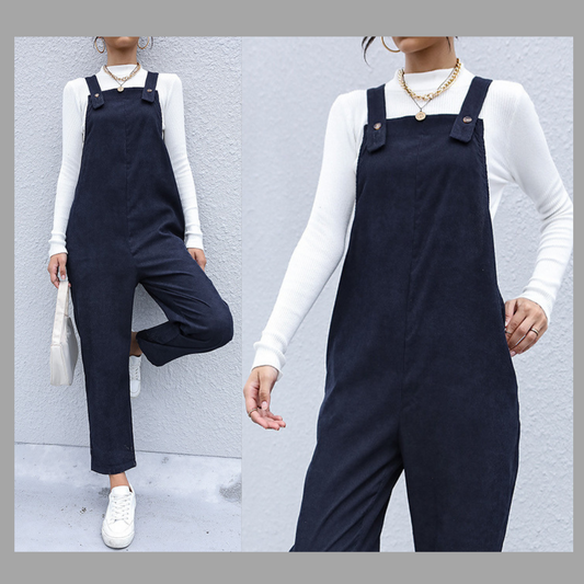 Women’s Corduroy Suspender Pants