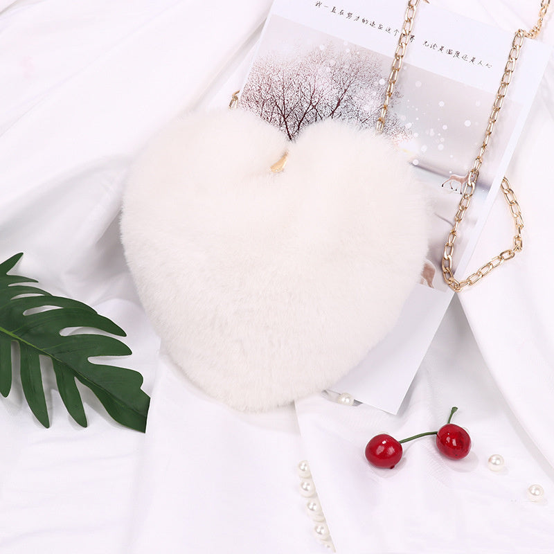 Charming Heart-Shaped Crossbody Bag
