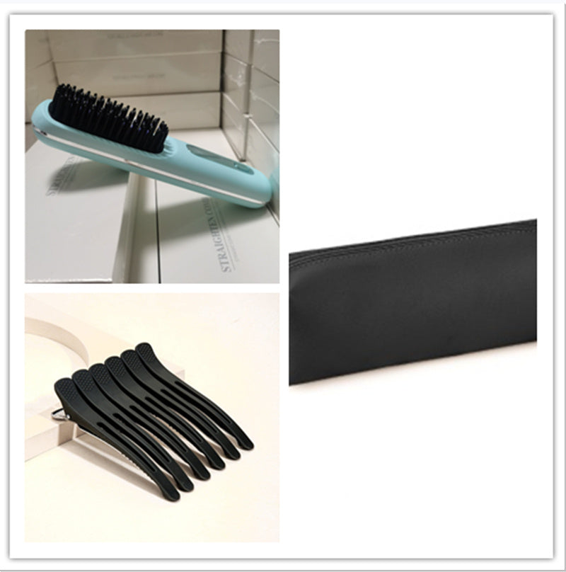 Cordless Hair Straightener Brush - Wireless Hair Styling Brush