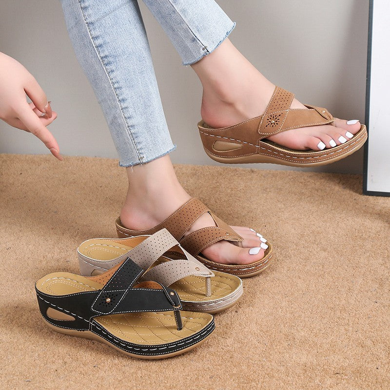Women's Platform Thong Sandals