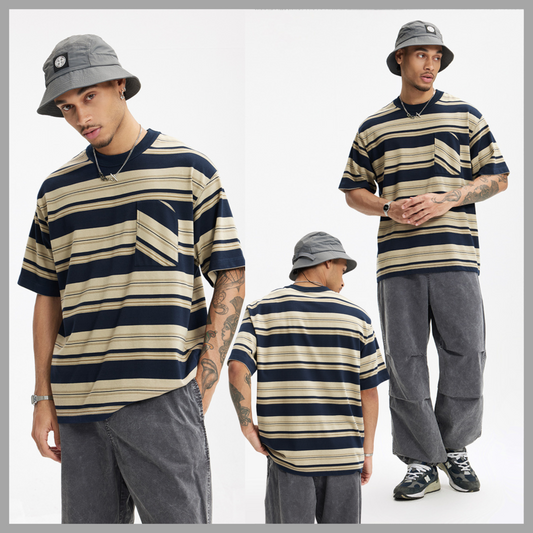 Striped Pocket T-shirt