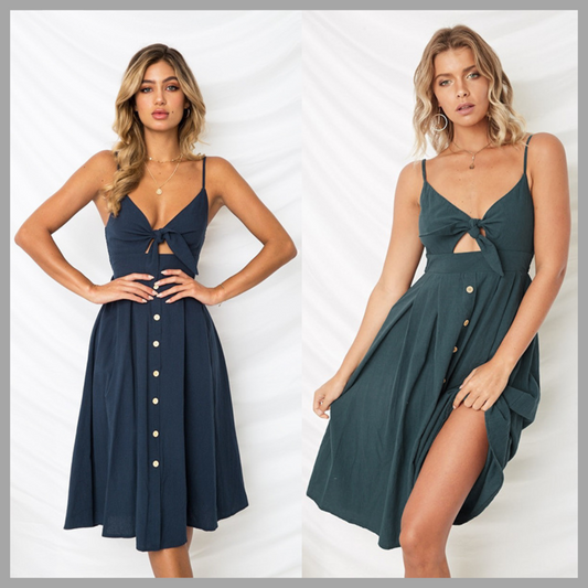 Chic Backless Summer Dress