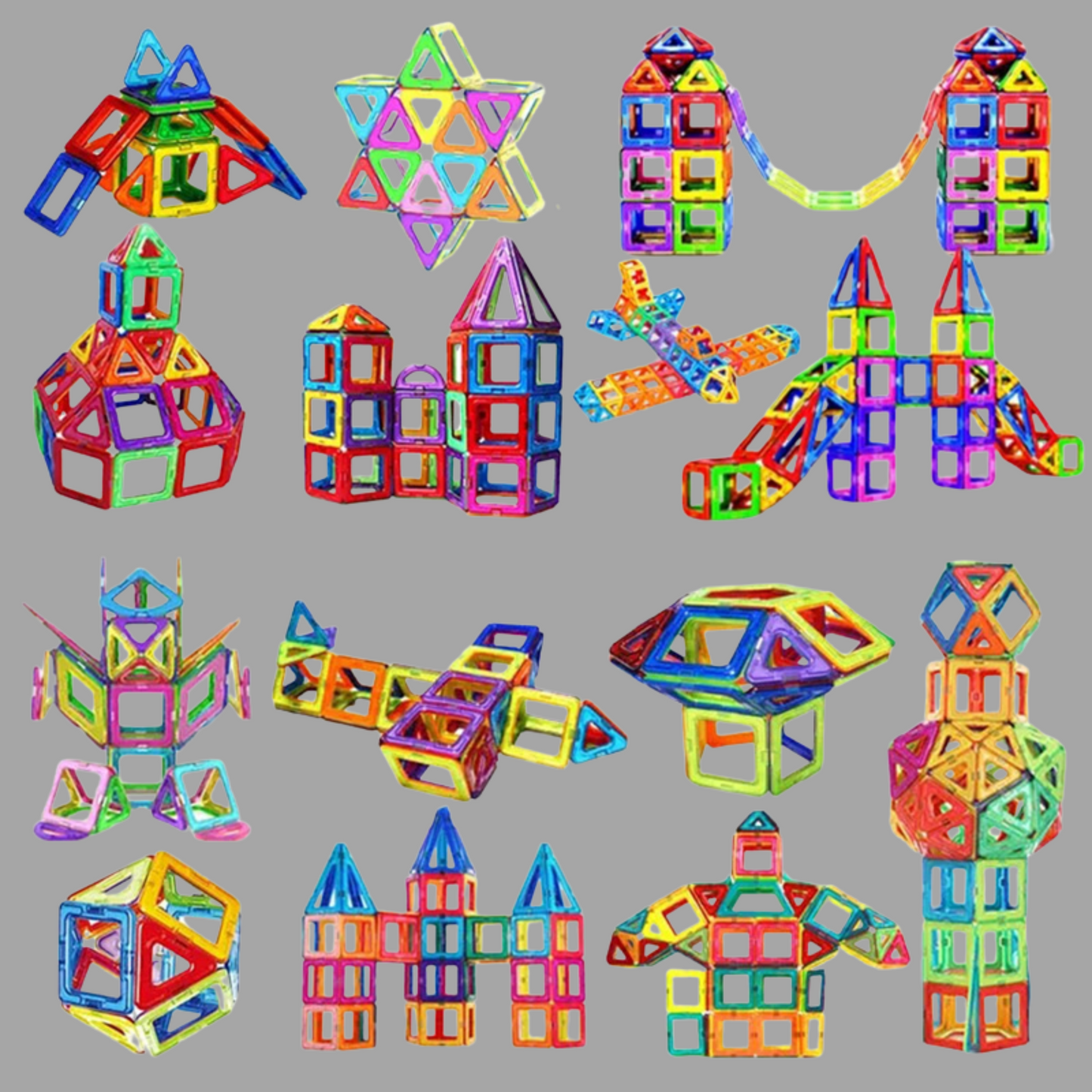 Magnetic Building Blocks DIY Construction Set – Creative Magnet Toys for Kids & Designer Gift Idea