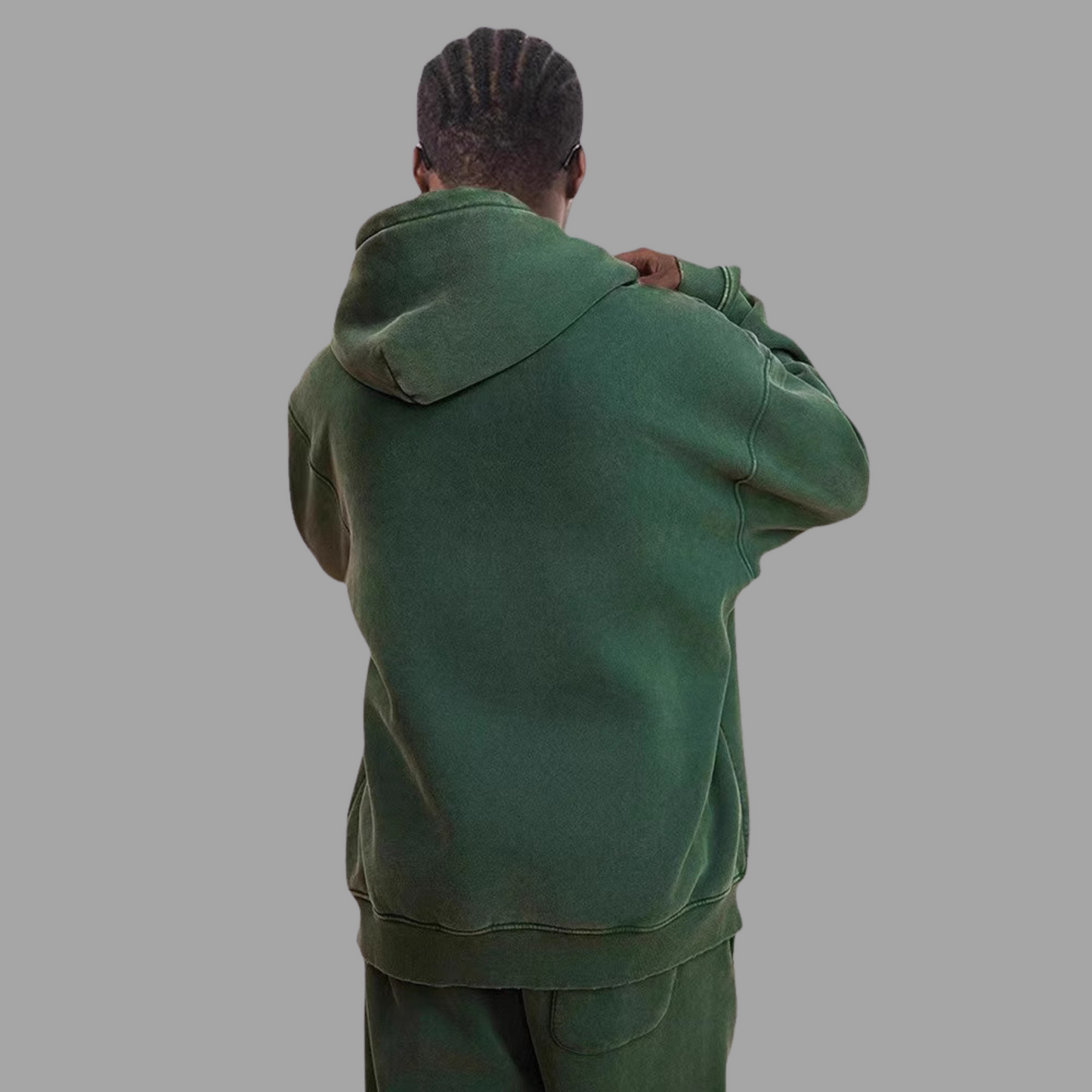 Cozy Heavy Fleece-Lined Hoodie with Patch Pocket