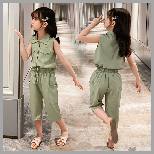 Girls’ Casual Two-Piece Outfit