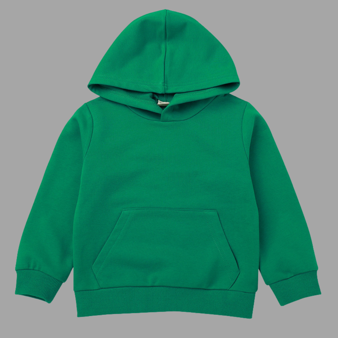 Kids Long-Sleeved Hooded Sweater