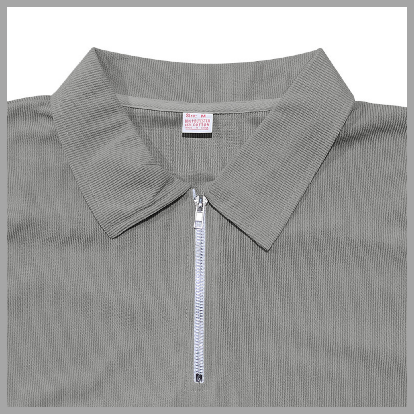 Solid Color Polo Collar T-Shirt & Trousers Set – Casual Leisurewear