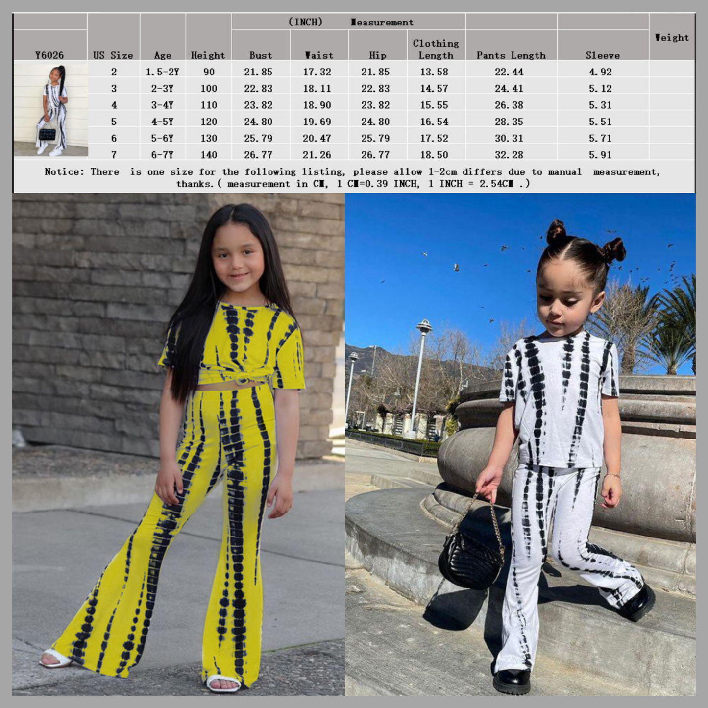 Girls’ Two-Piece Summer Outfit