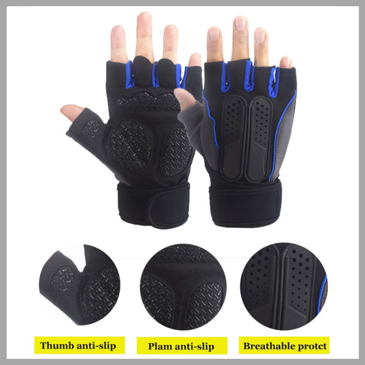 Weightlifting Gloves with Wrist Support for Men & Women