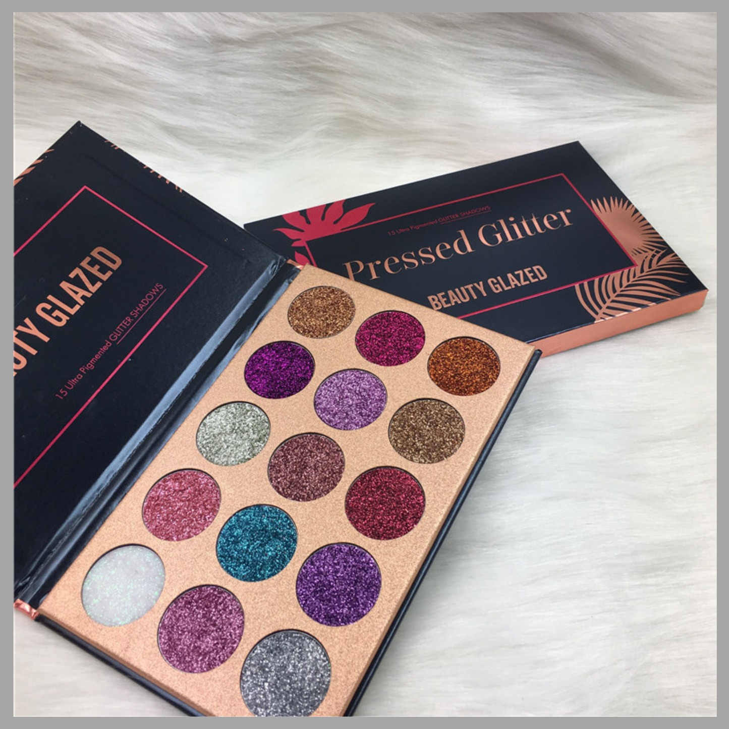 Beauty Glazed 15-Color Sequin Eyeshadow Palette