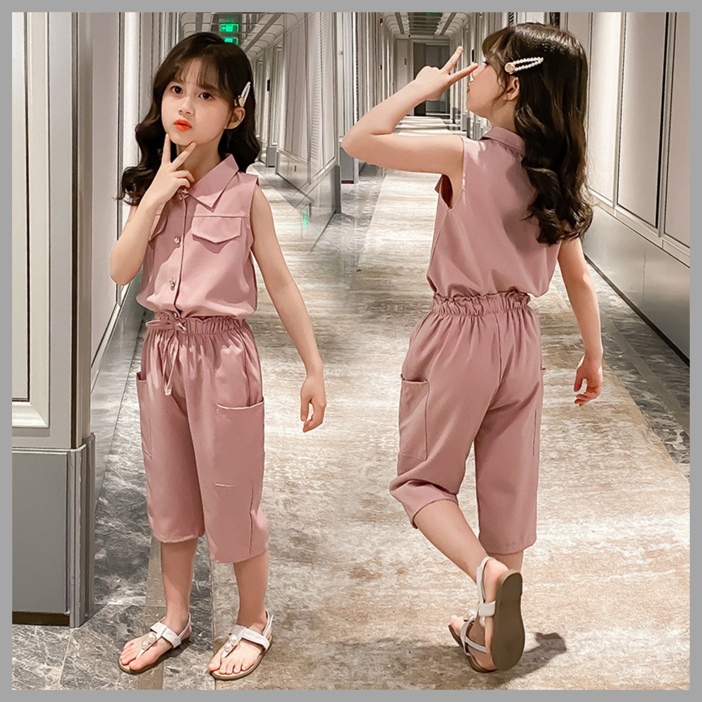 Girls’ Casual Two-Piece Outfit