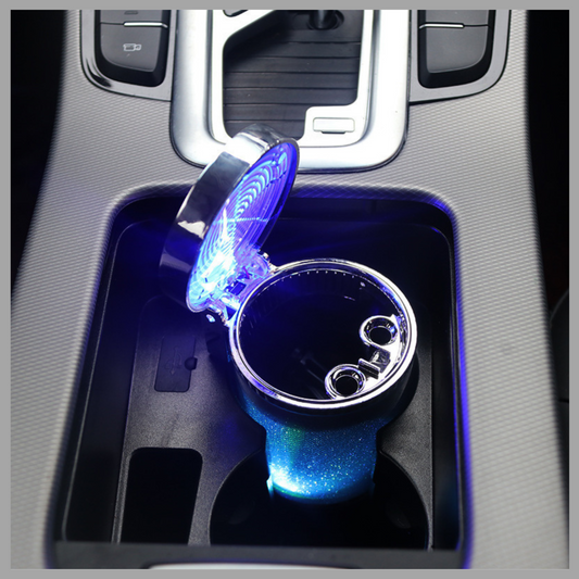 LED Portable Cigarette & Cigar Trash Container