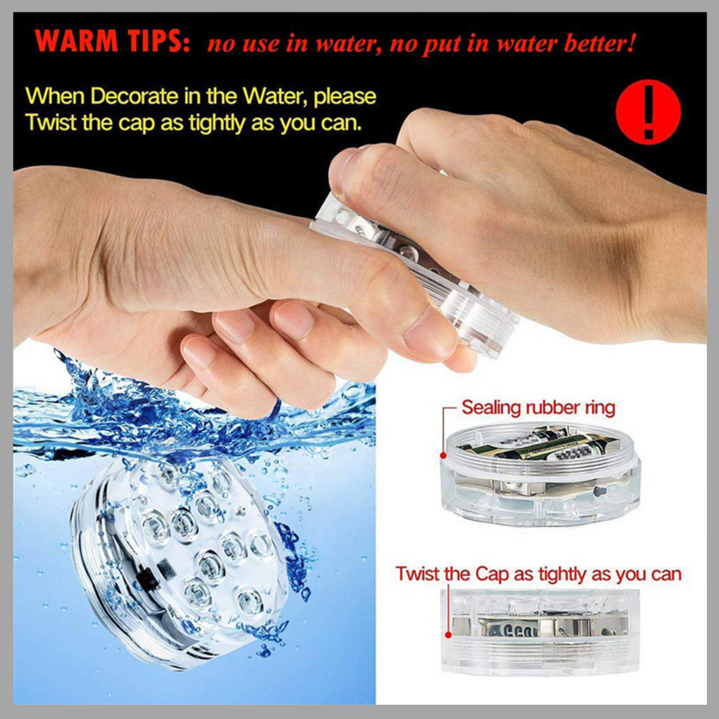 Waterproof LED Swimming Pool Light with 21 Button Remote Control – 16 Color & 4 Dynamic Modes for Garden, Party, and Decor