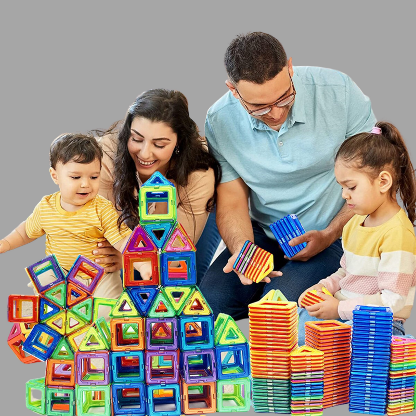 Magnetic Building Blocks DIY Construction Set – Creative Magnet Toys for Kids & Designer Gift Idea