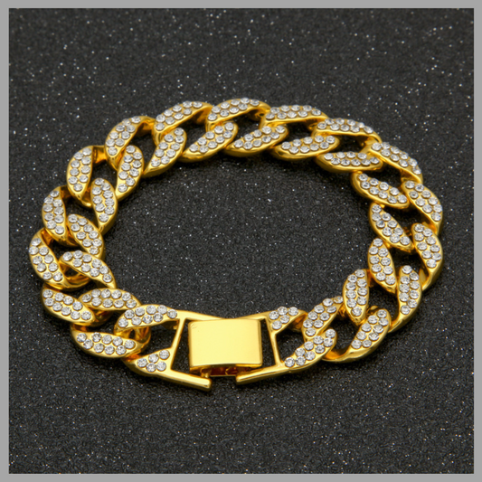Full Cuban Diamond Bracelet for Men