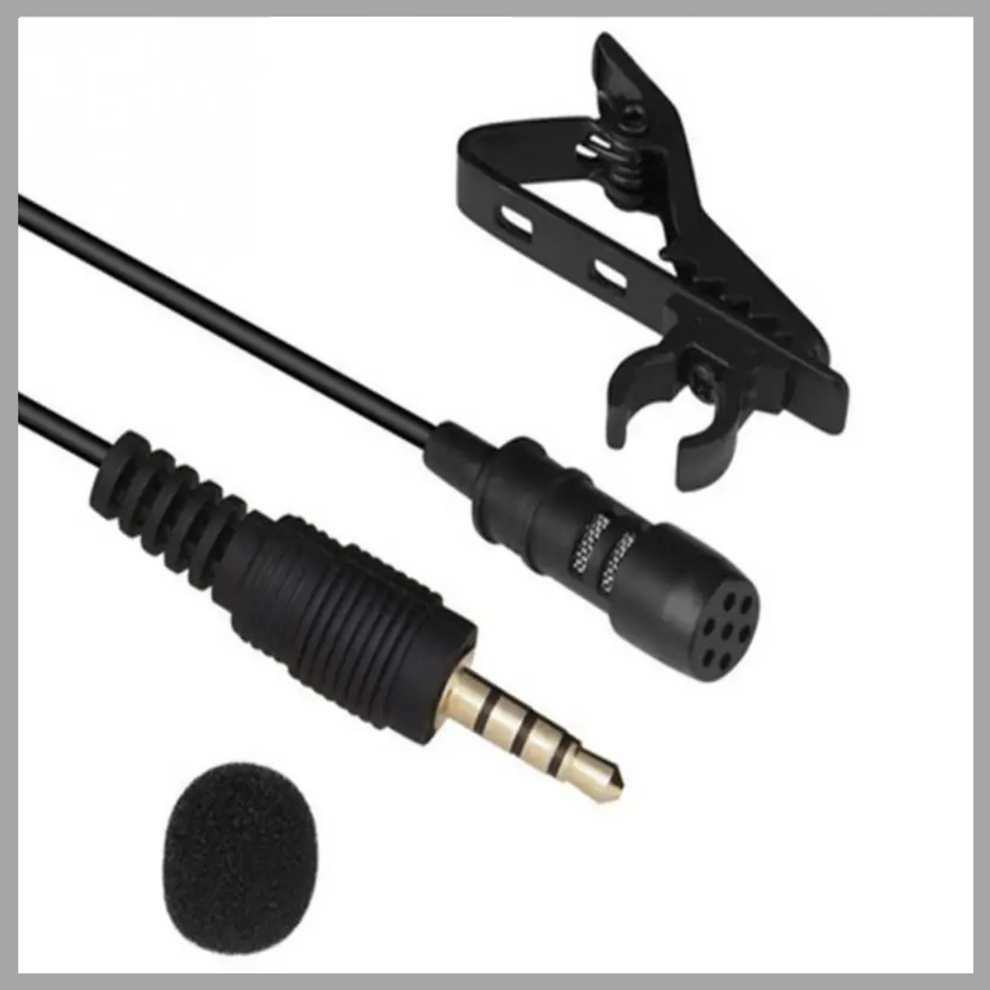 Portable Clip-on Condenser Microphone for Mobile Phones – Universal 3.5mm Jack