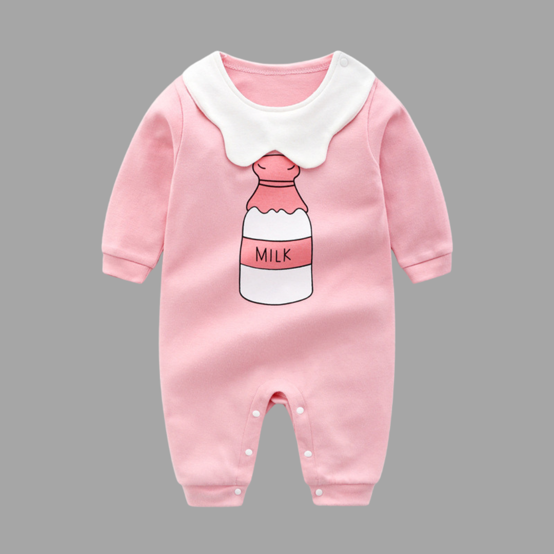Baby Jumpsuit Spring And Autumn Cotton Baby Romper Romper Long-Sleeved Thin Spring Baby Clothes Bag Fart Clothes Spring Clothes