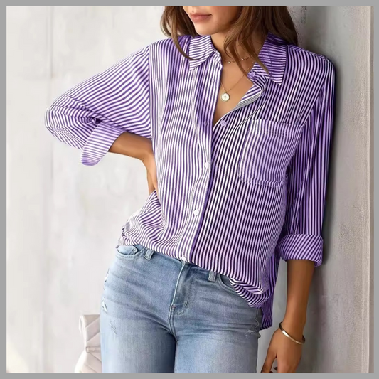 Women’s Loose Casual Long Sleeve Cardigan Shirt