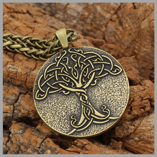 Tree of Life Totem Long Necklace
