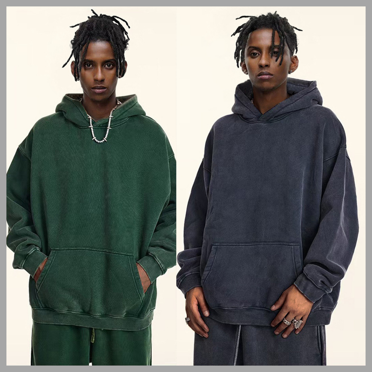 Cozy Heavy Fleece-Lined Hoodie with Patch Pocket