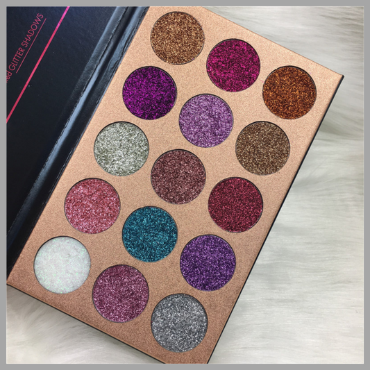 Beauty Glazed 15-Color Sequin Eyeshadow Palette