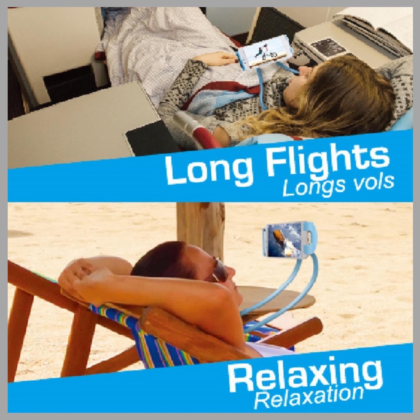 360 Degree Rotable Selfie Phone Holder Universal