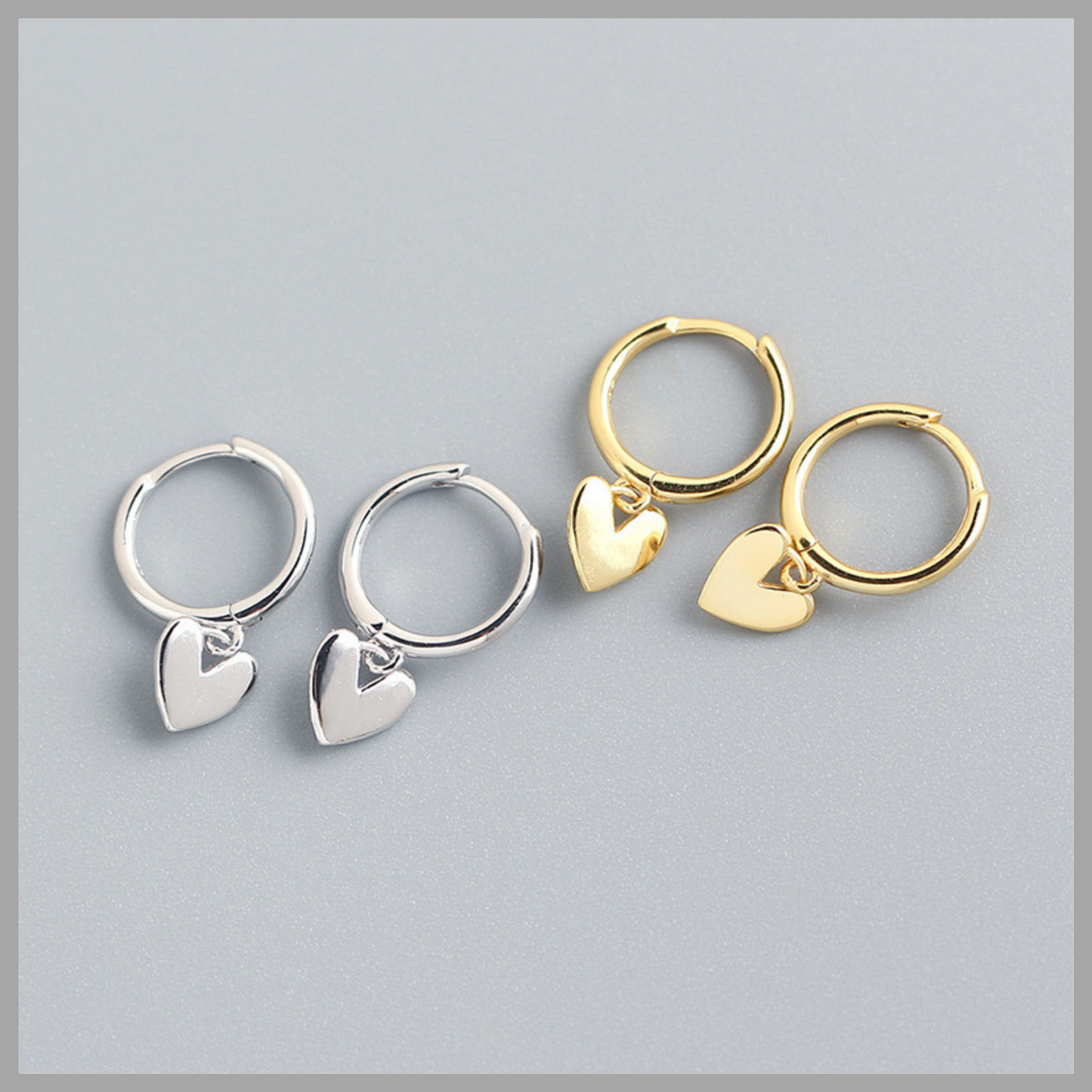Love Heart Earrings – Elegant Heart-Shaped Jewelry