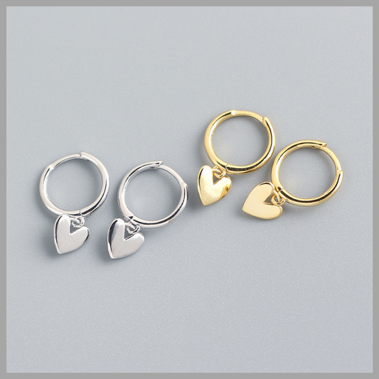 Love Heart Earrings – Elegant Heart-Shaped Jewelry